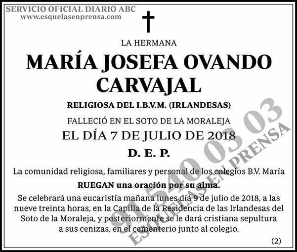 Josefa Ovando Carvajal